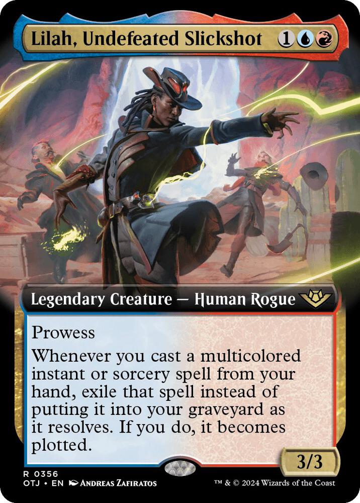 Lilah, Undefeated Slickshot (Extended Art) (356) [Outlaws of Thunder Junction]