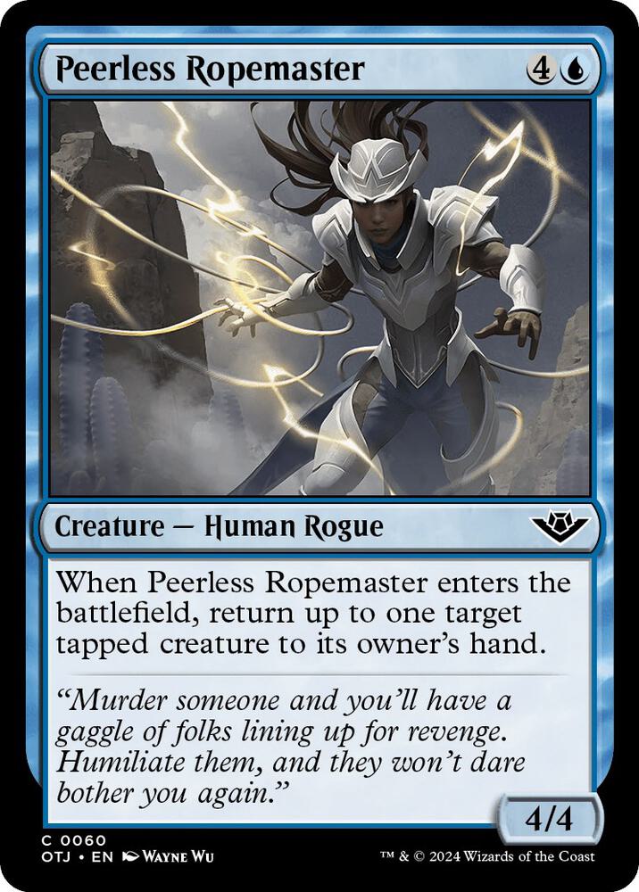 Peerless Ropemaster (60) [Outlaws of Thunder Junction]