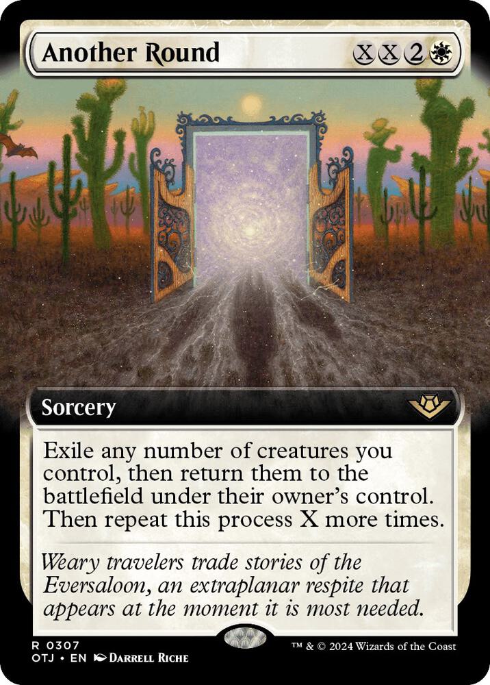 Another Round (Extended Art) (307) [Outlaws of Thunder Junction]