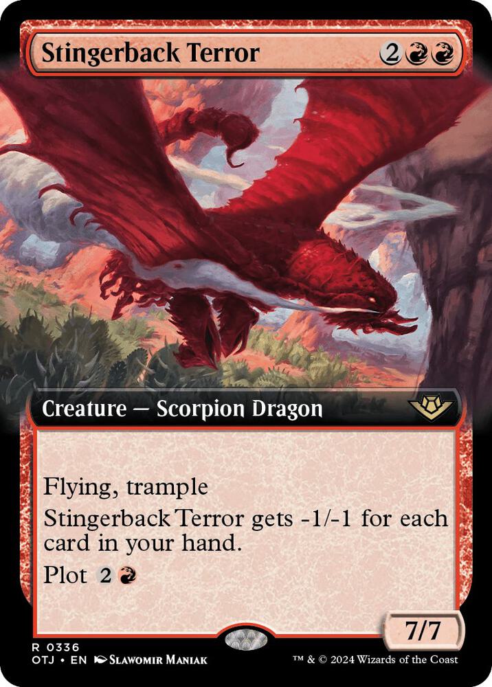 Stingerback Terror (Extended Art) (336) [Outlaws of Thunder Junction]