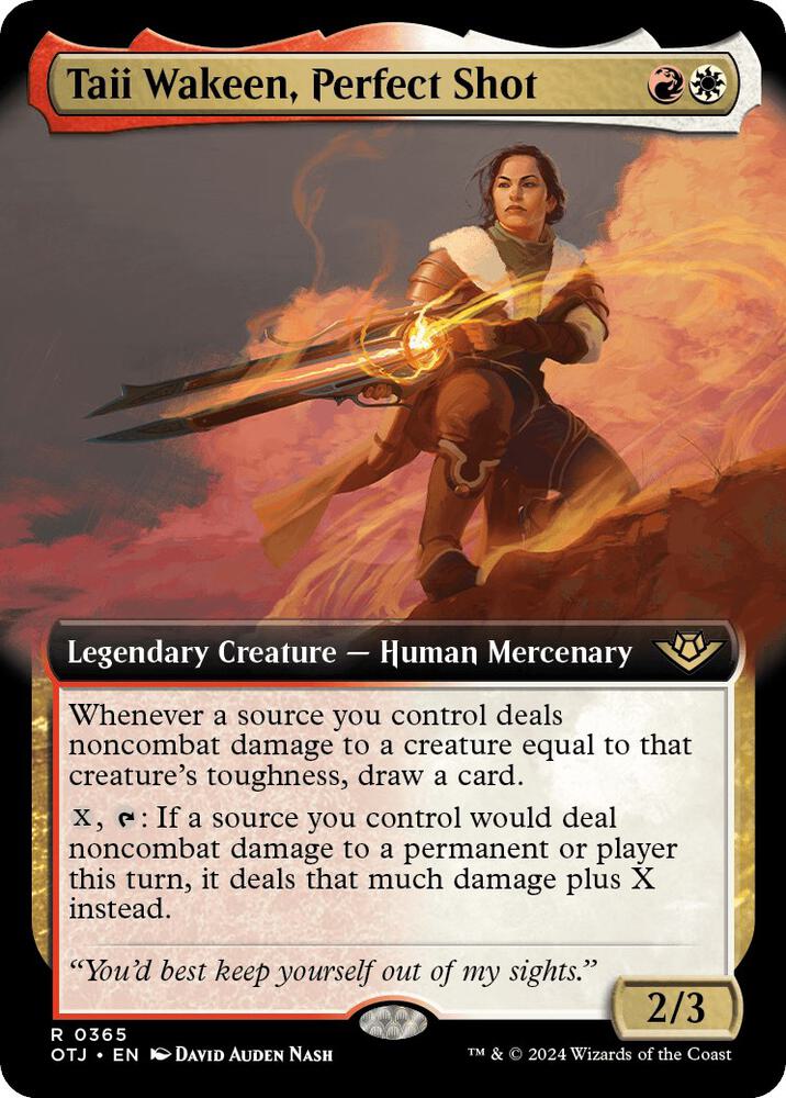 Taii Wakeen, Perfect Shot (Extended Art) (365) [Outlaws of Thunder Junction]