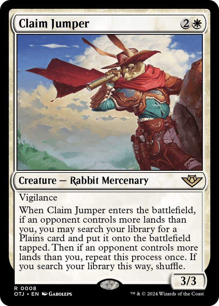 Claim Jumper (8) [Outlaws of Thunder Junction]