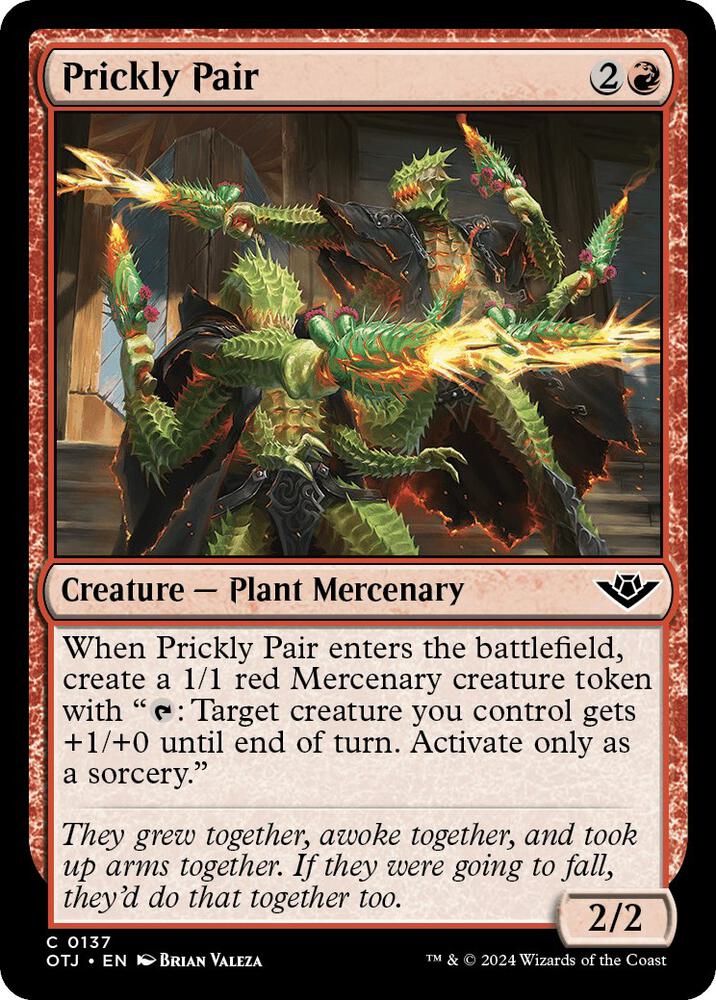 Prickly Pair (137) [Outlaws of Thunder Junction]