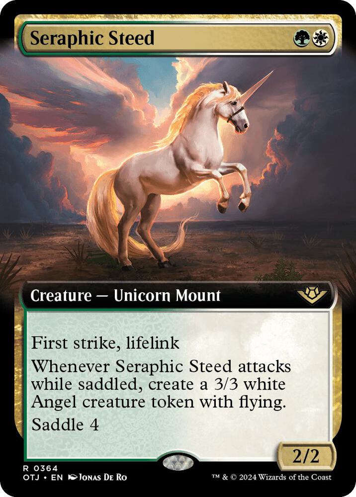 Seraphic Steed (Extended Art) (364) [Outlaws of Thunder Junction]