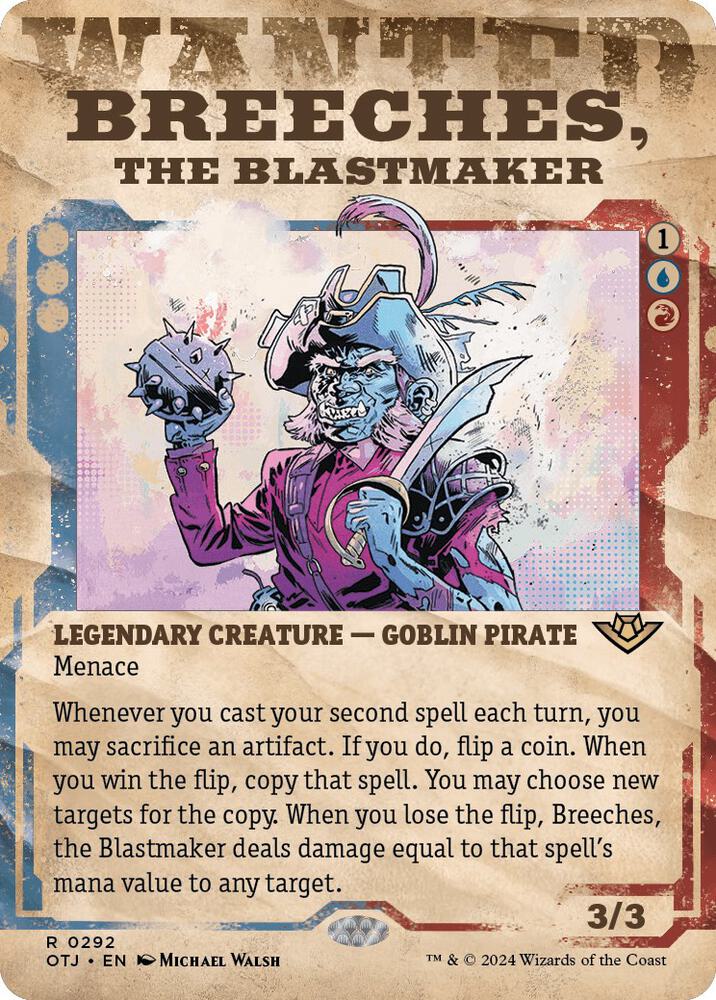Breeches, the Blastmaker (Showcase) (292) [Outlaws of Thunder Junction]