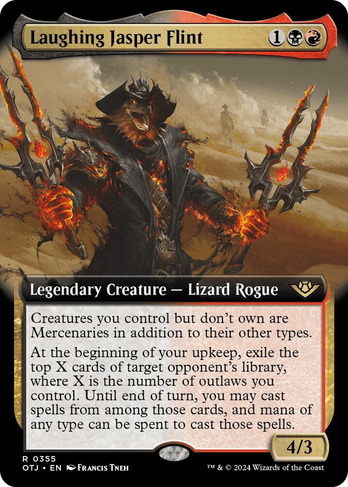 Laughing Jasper Flint (Extended Art) (355) [Outlaws of Thunder Junction]