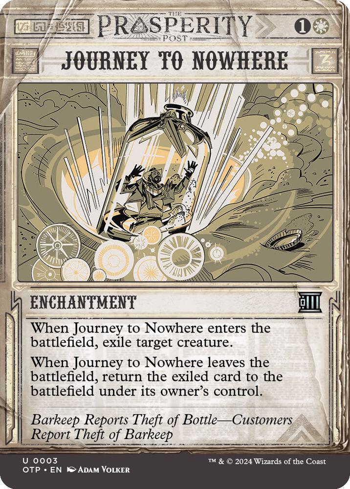 Journey to Nowhere (3) [Breaking News]