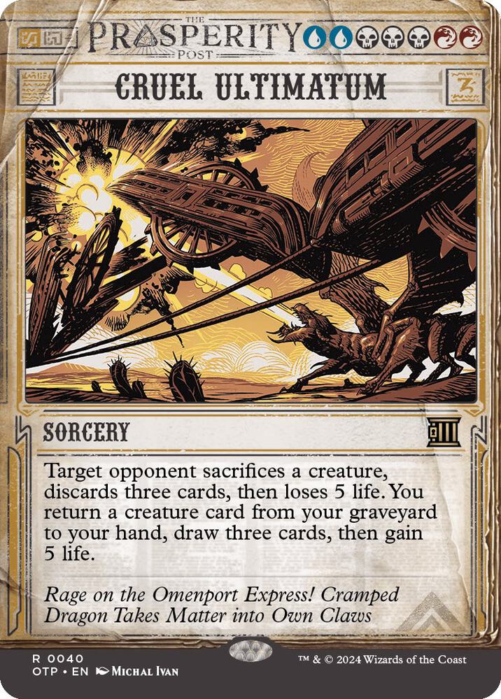 Cruel Ultimatum (40) [Breaking News]