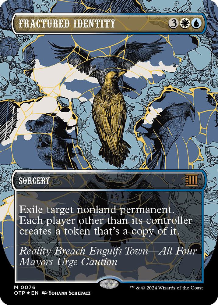 Fractured Identity (Textured Foil) (76) [Breaking News]