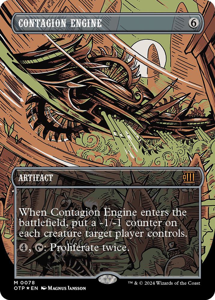 Contagion Engine (Textured Foil) (78) [Breaking News]