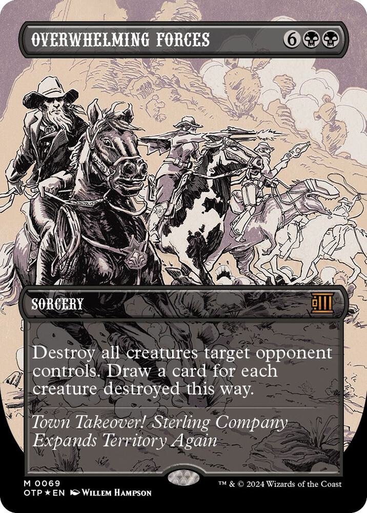 Overwhelming Forces (Textured Foil) (69) [Breaking News]