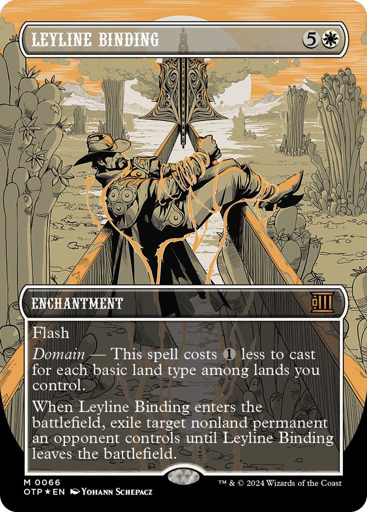 Leyline Binding (Textured Foil) (66) [Breaking News]