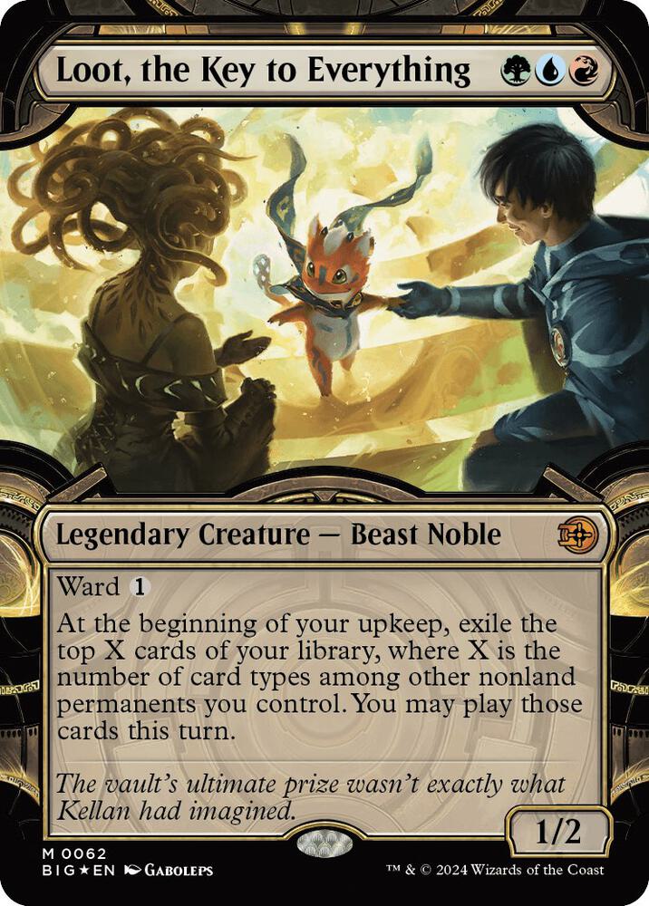 Loot, the Key to Everything (Showcase) (Raised Foil) (62) [The Big Score]