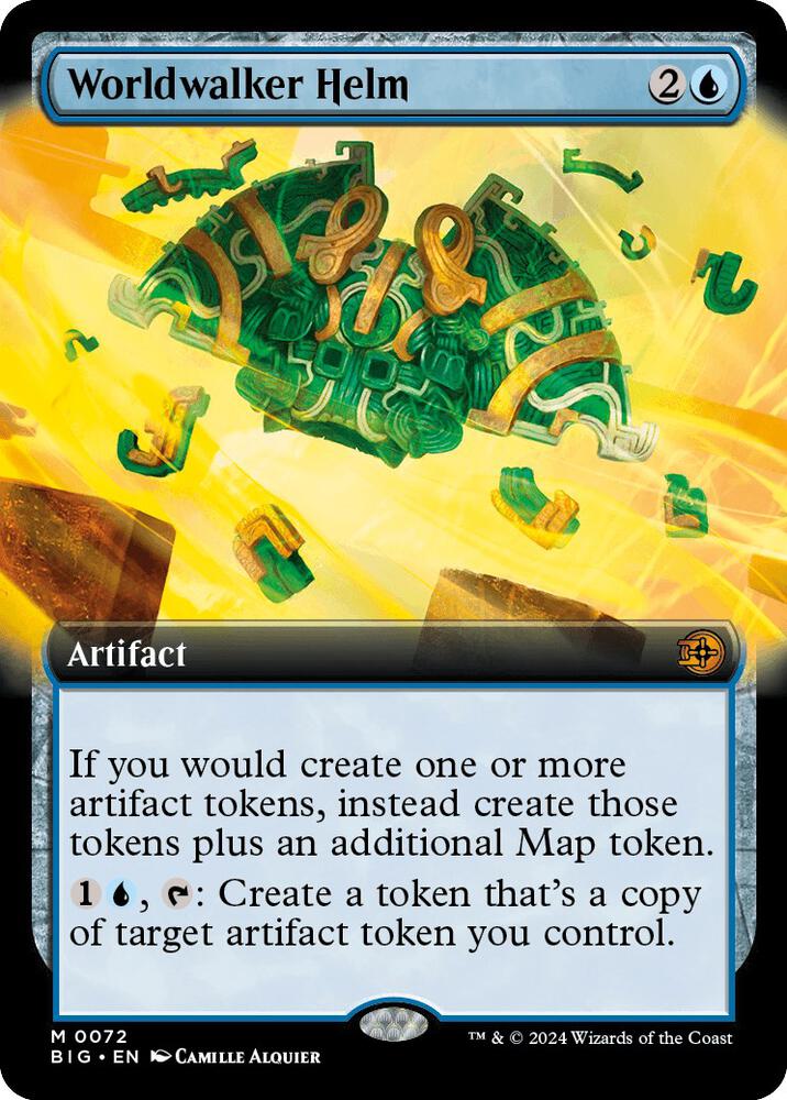 Worldwalker Helm (Extended Art) (72) [The Big Score]