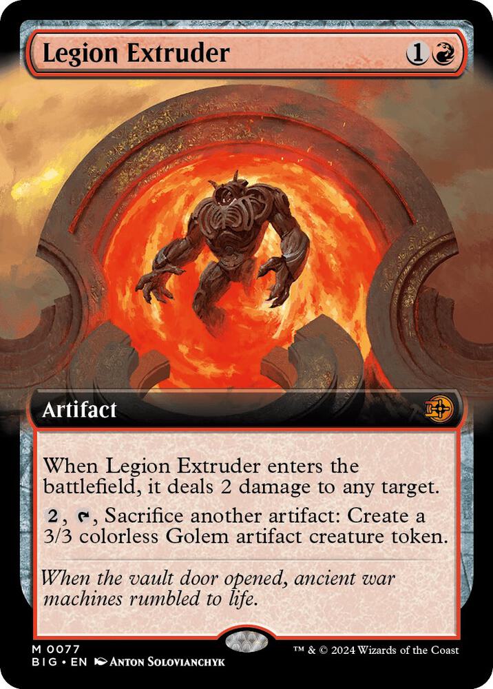 Legion Extruder (Extended Art) (77) [The Big Score]
