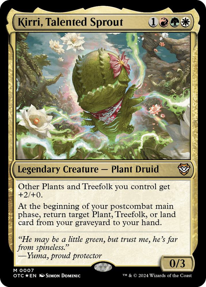 Kirri, Talented Sprout (7) [Outlaws of Thunder Junction Commander]