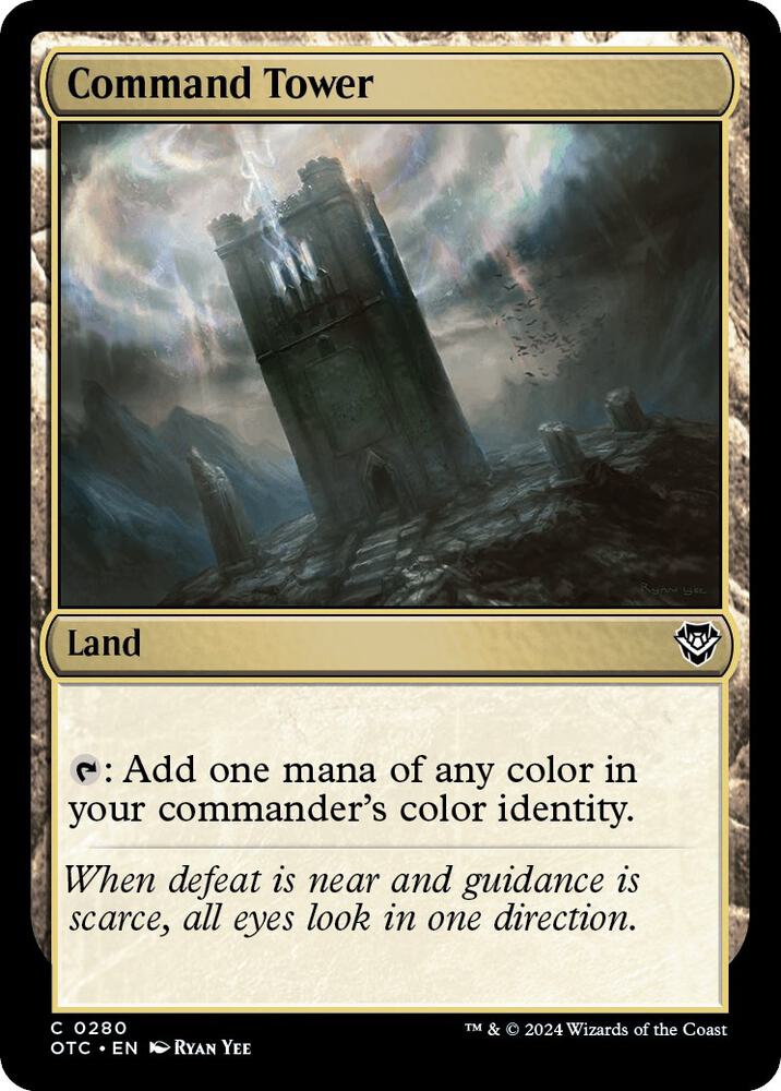 Command Tower (280) [Outlaws of Thunder Junction Commander]