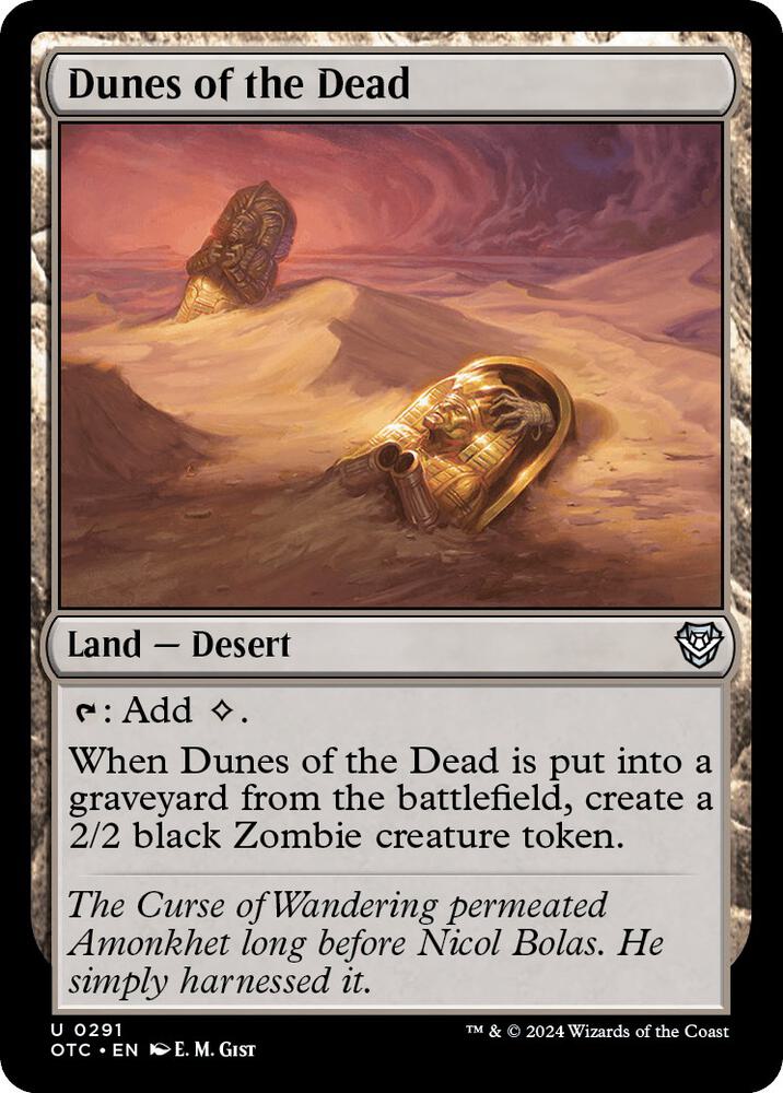Dunes of the Dead (291) [Outlaws of Thunder Junction Commander]