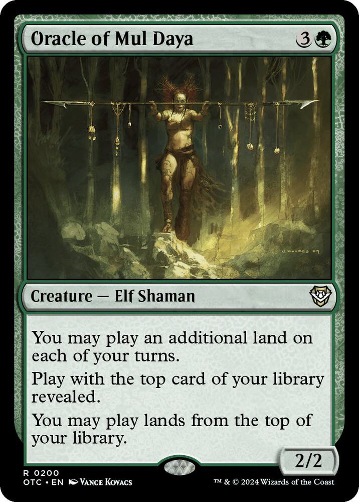 Oracle of Mul Daya (200) [Outlaws of Thunder Junction Commander]