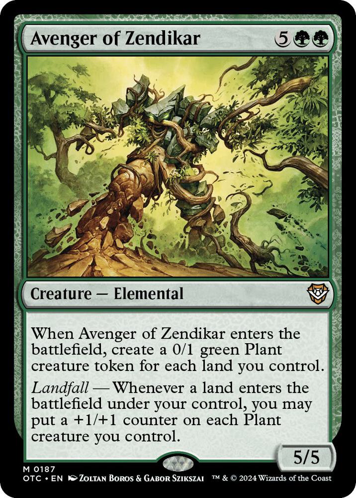 Avenger of Zendikar (187) [Outlaws of Thunder Junction Commander]