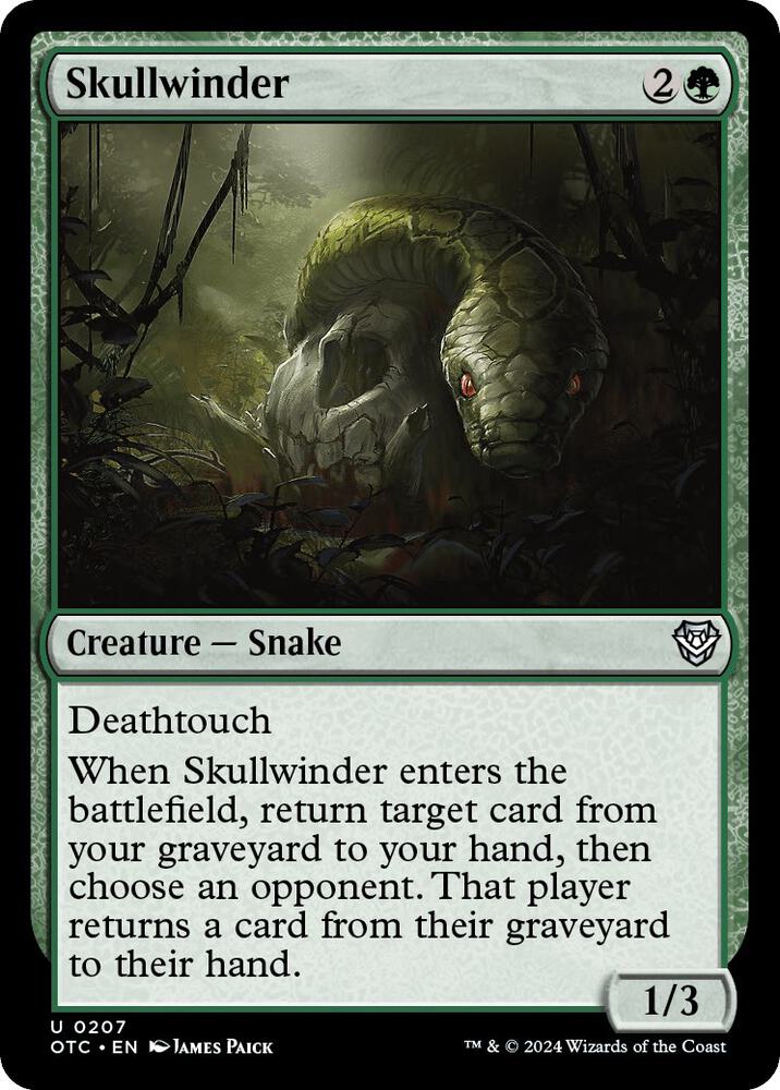 Skullwinder (207) [Outlaws of Thunder Junction Commander]