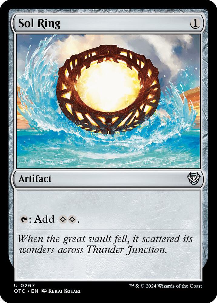 Sol Ring (267) [Outlaws of Thunder Junction Commander]