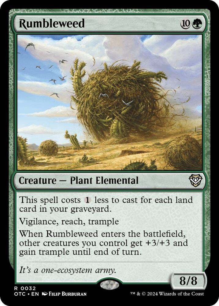 Rumbleweed (32) [Outlaws of Thunder Junction Commander]