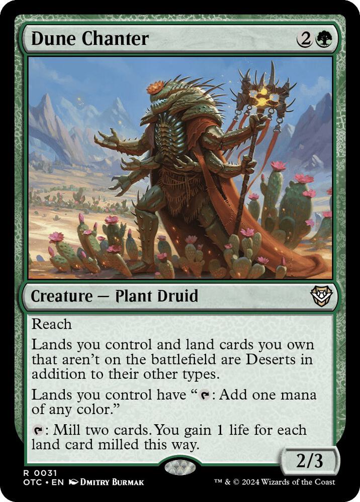 Dune Chanter (31) [Outlaws of Thunder Junction Commander]