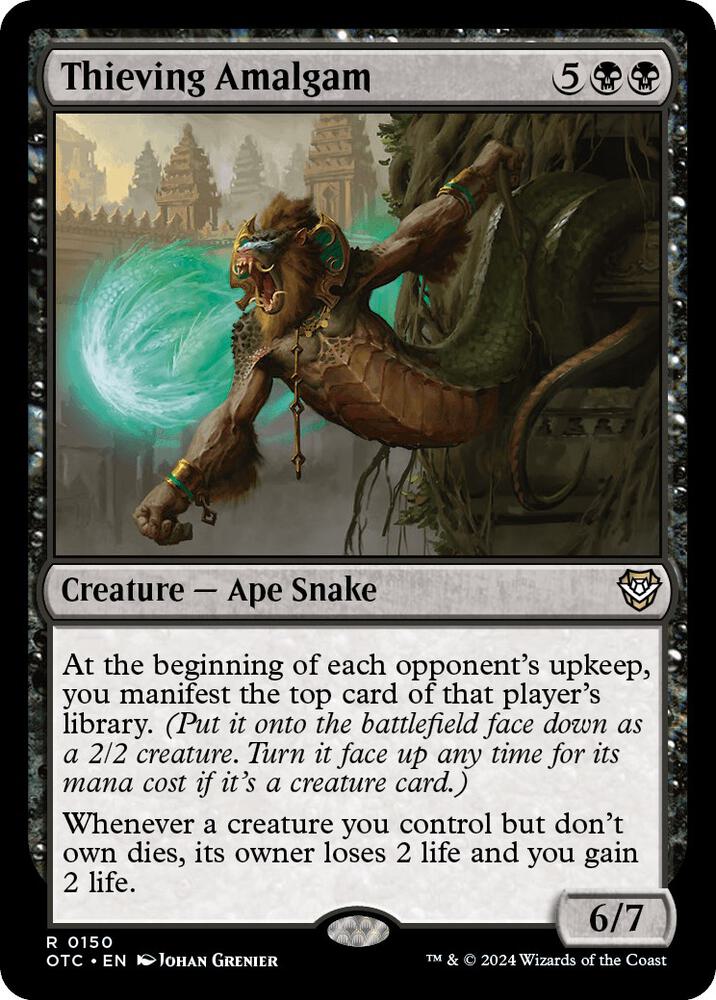 Thieving Amalgam (150) [Outlaws of Thunder Junction Commander]