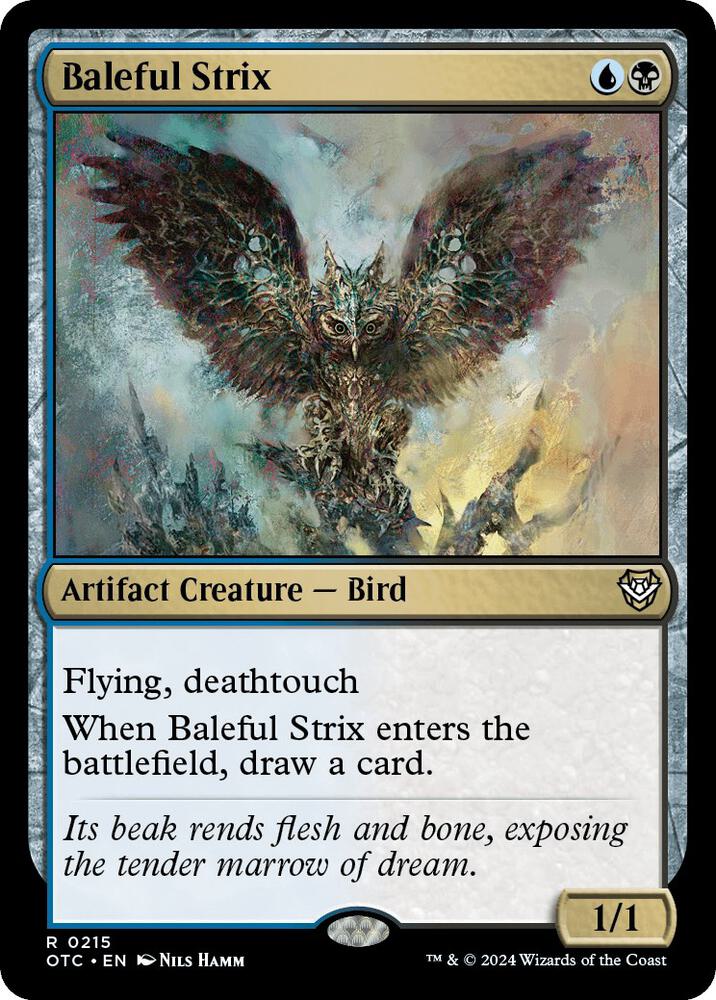 Baleful Strix (215) [Outlaws of Thunder Junction Commander]