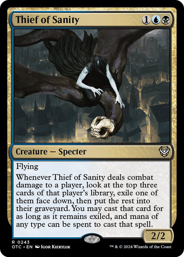 Thief of Sanity (243) [Outlaws of Thunder Junction Commander]