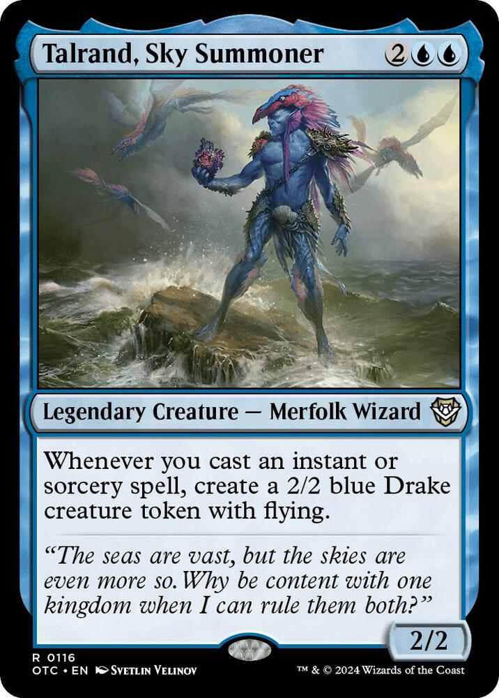 Talrand, Sky Summoner (116) [Outlaws of Thunder Junction Commander]