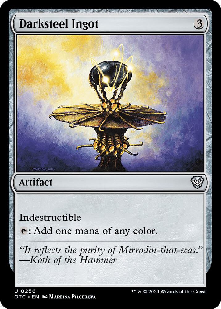 Darksteel Ingot (256) [Outlaws of Thunder Junction Commander]