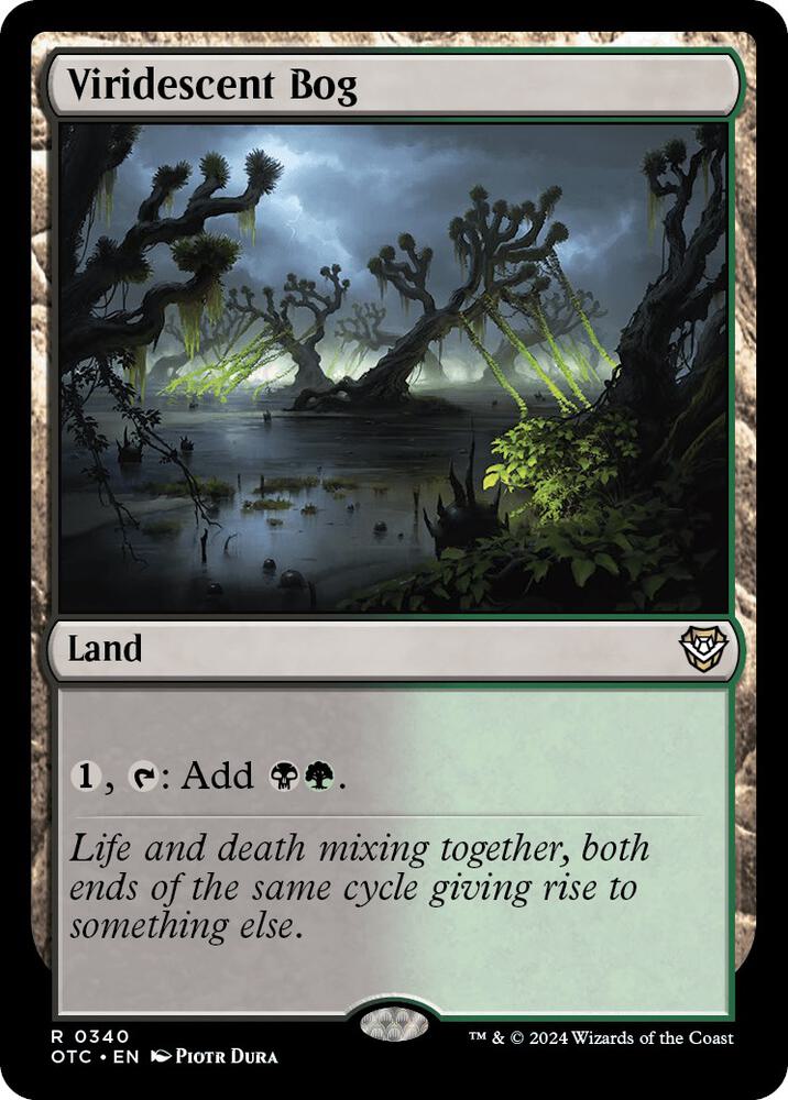 Viridescent Bog (340) [Outlaws of Thunder Junction Commander]