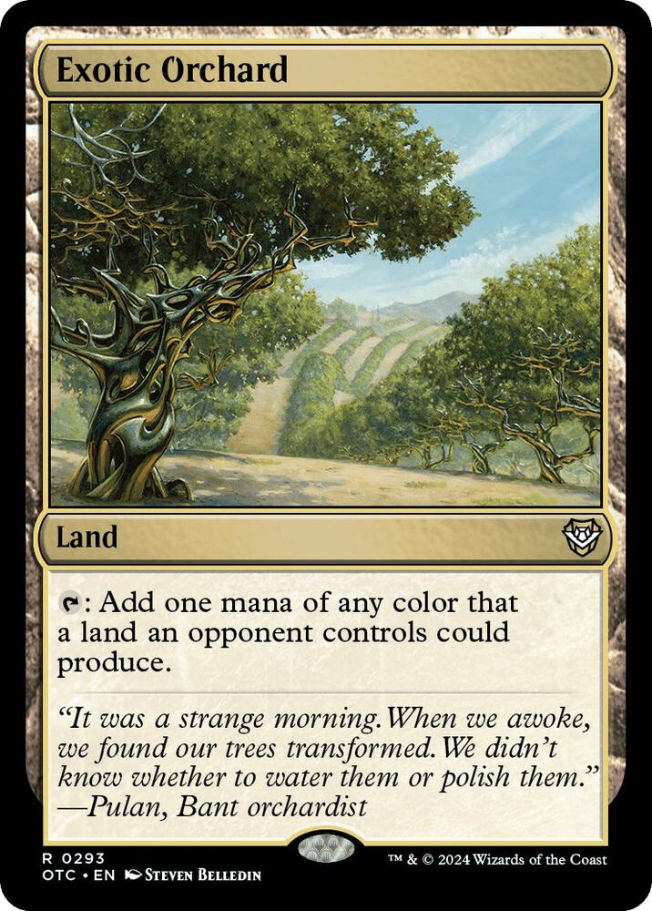 Exotic Orchard (293) [Outlaws of Thunder Junction Commander]