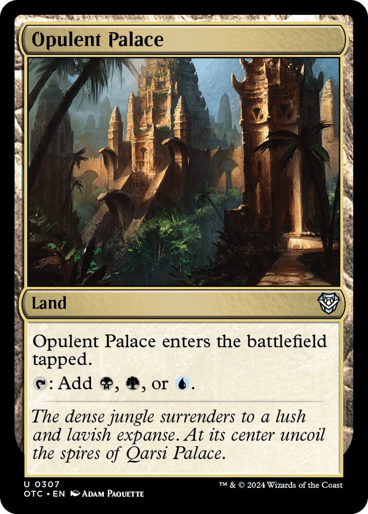 Opulent Palace (307) [Outlaws of Thunder Junction Commander]