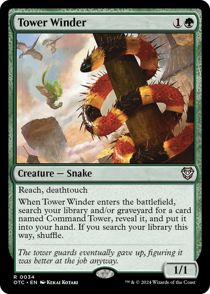 Tower Winder (34) [Outlaws of Thunder Junction Commander]