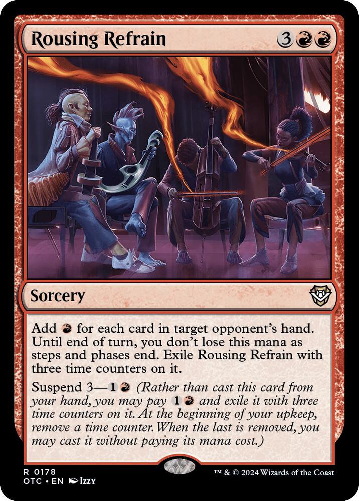 Rousing Refrain (178) [Outlaws of Thunder Junction Commander]