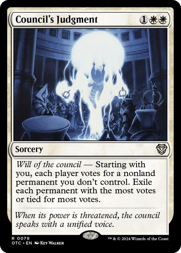 Council's Judgment (79) [Outlaws of Thunder Junction Commander]