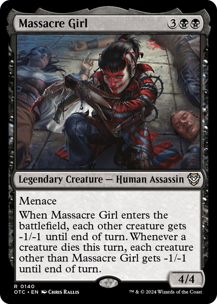 Massacre Girl (140) [Outlaws of Thunder Junction Commander]