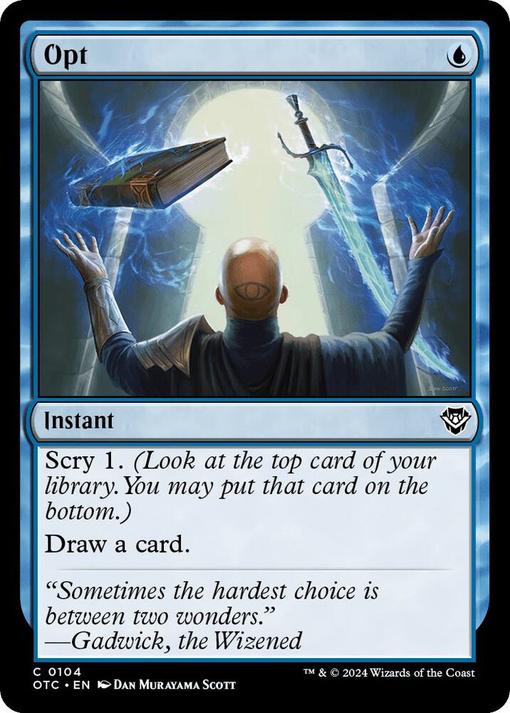 Opt (104) [Outlaws of Thunder Junction Commander]