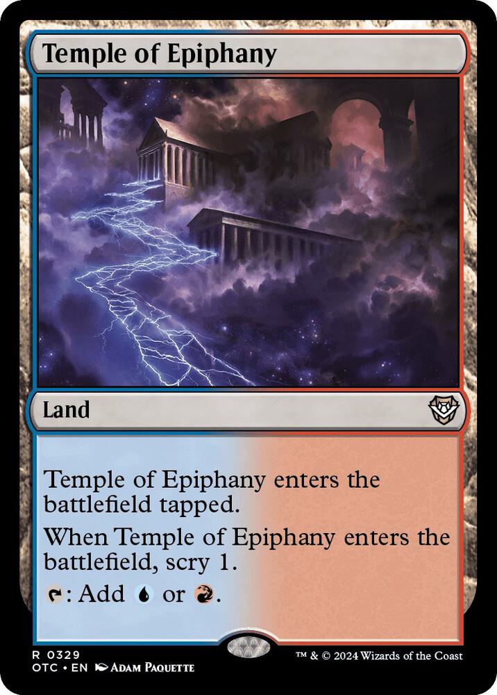 Temple of Epiphany (329) [Outlaws of Thunder Junction Commander]