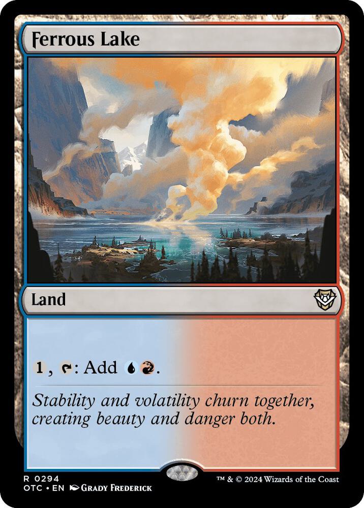Ferrous Lake (294) [Outlaws of Thunder Junction Commander]