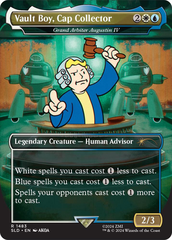 Vault Boy, Cap Collector - Grand Arbiter Augustin IV (1483) [Secret Lair Drop]