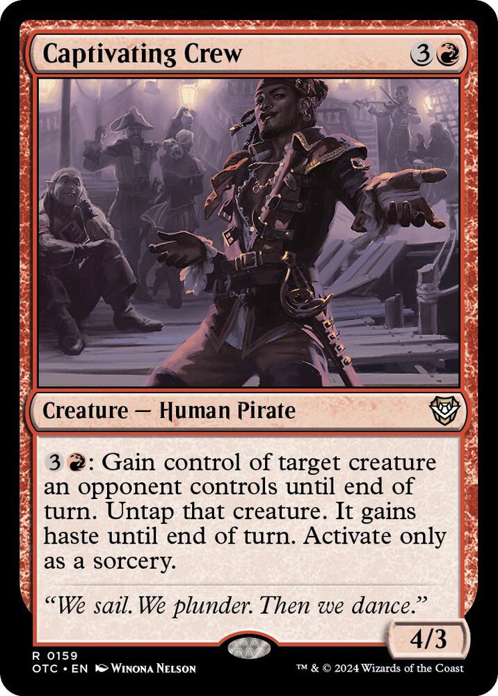Captivating Crew (159) [Outlaws of Thunder Junction Commander]