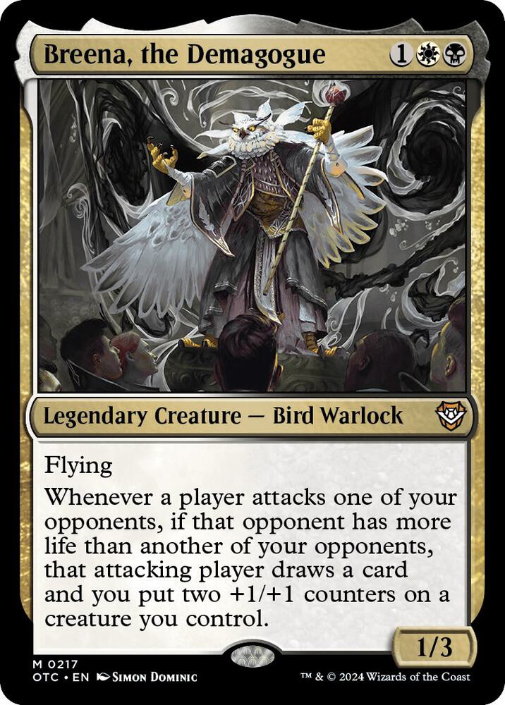 Breena, the Demagogue (217) [Outlaws of Thunder Junction Commander]