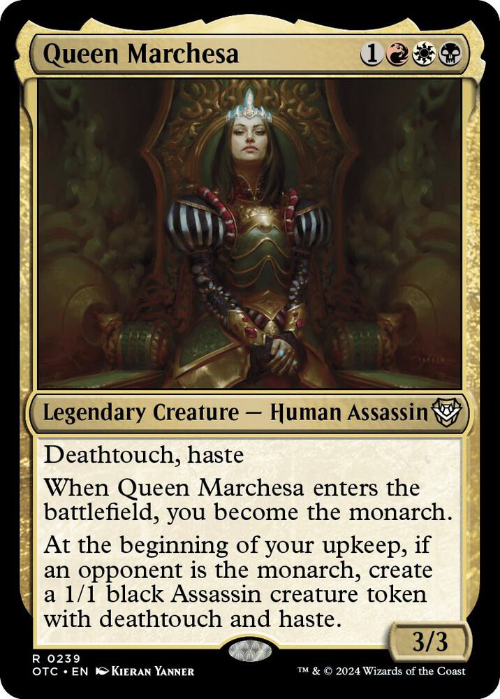 Queen Marchesa (239) [Outlaws of Thunder Junction Commander]