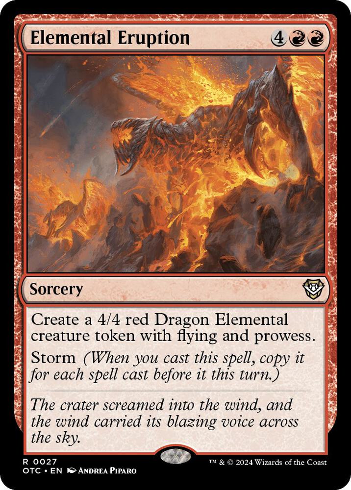 Elemental Eruption (27) [Outlaws of Thunder Junction Commander]