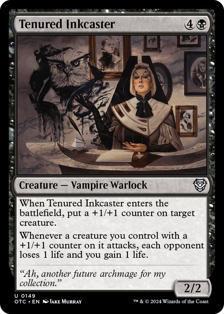 Tenured Inkcaster (149) [Outlaws of Thunder Junction Commander]