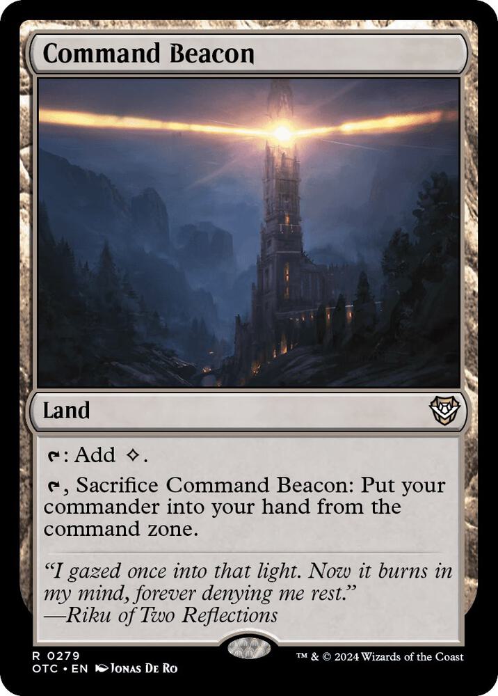 Command Beacon (279) [Outlaws of Thunder Junction Commander]
